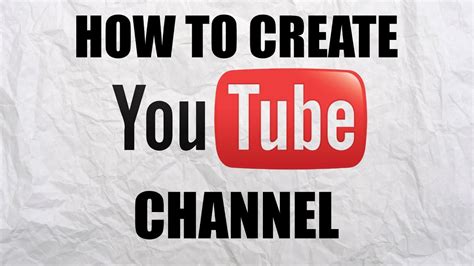 open a youtube chanel|create your own YouTube channel.